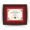 Harvard University 11x14 Diploma Frame for 8.5x11 Certificate Mahogany